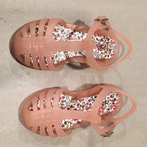 Zara light pink jelly sandals for toddler